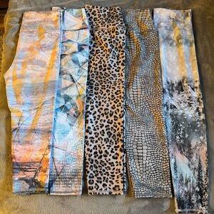 Evolution and Creation LOT- 5 capri leggings